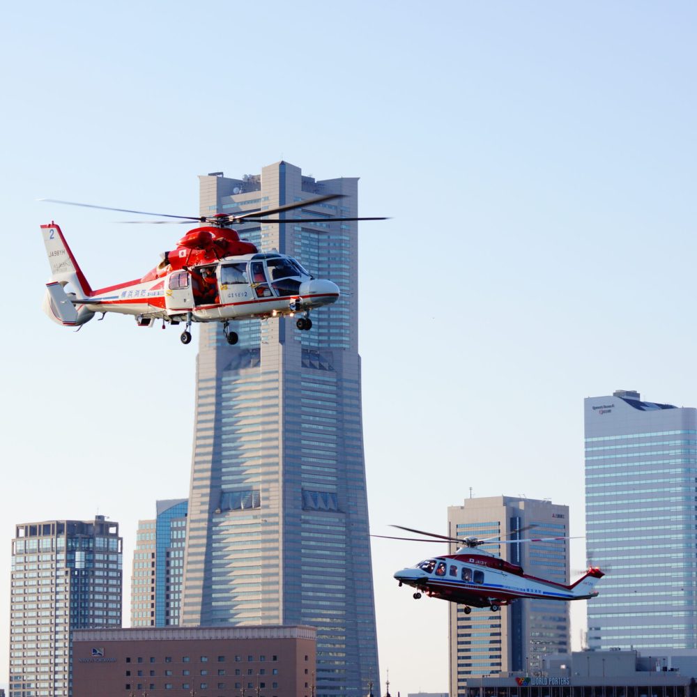 low-angle-view-skyscrapers-against-clear-sky